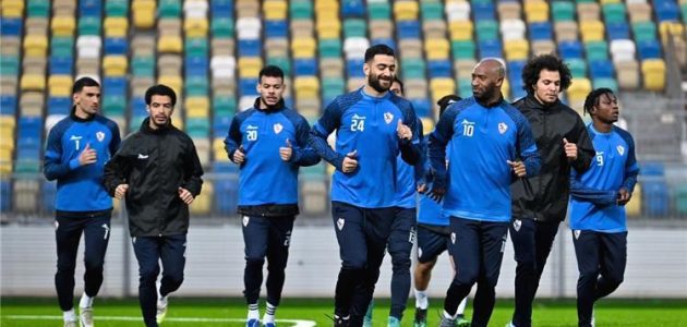 مران-الزمالك-|-أوسوريو-يجتمع-باللاعبين-قبل-مباراة-الإسماعيلي.-وانتظام-ثنائي-الفريق